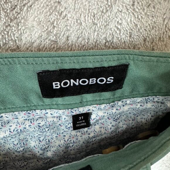 2 pairs Bonobos Chino Short - Green and Gray 7" inseam - Picture 2 of 9